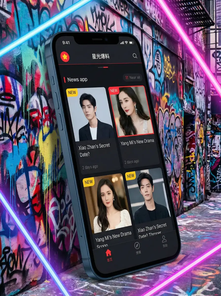 九色吃瓜 APP界面展示 - 掌上吃瓜神器